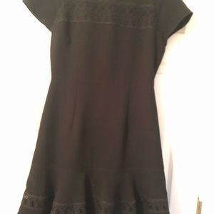 Chelsea 28 Black Short Sleeve Dress, modest & cute